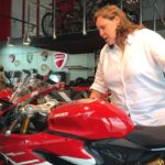 Lara Pepler Director of Ducati Owners Club UAE