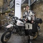 Movember Foundation Supporter Henry Crew Attempts To Become The Youngest Person To Motorcycle Around The World Solo
