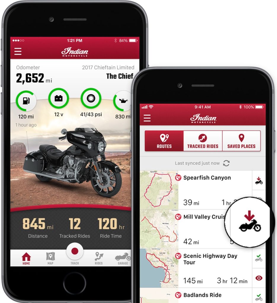 Indian Motorcycle Ride Command System App-UAE-Dubai
