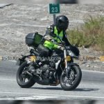 Triumph Street Triple spy shots-uae-dubai