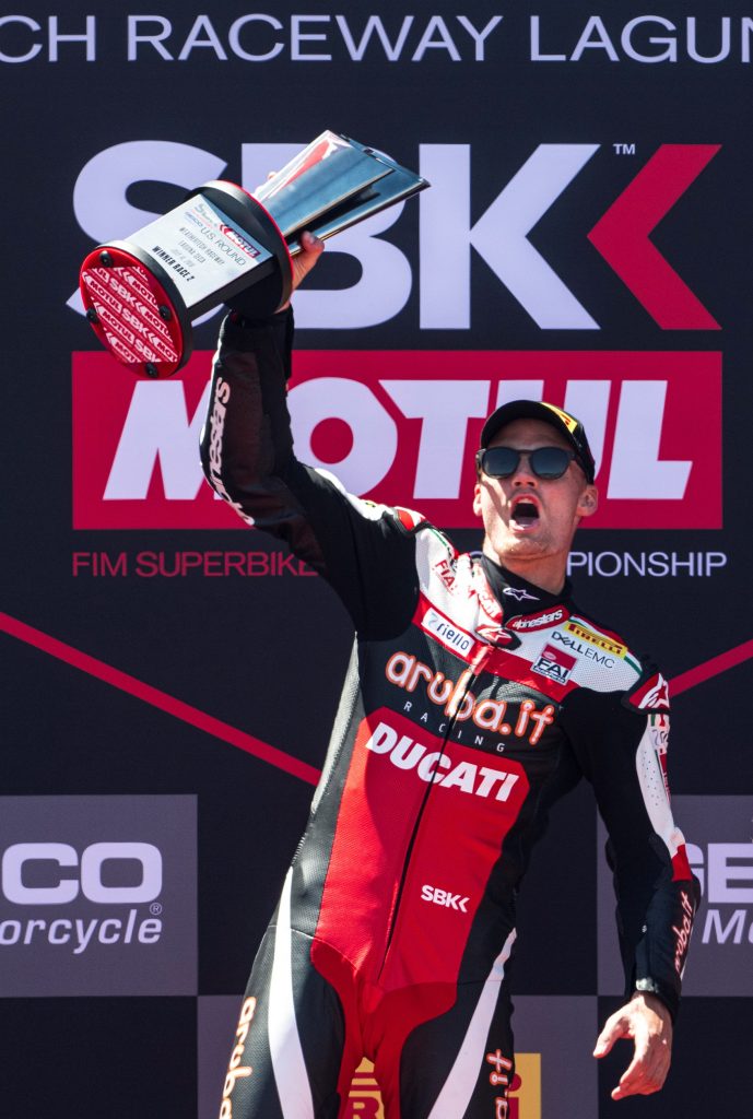 Chaz Davies_Laguna Seca_leather suit-auction-uae-dubai