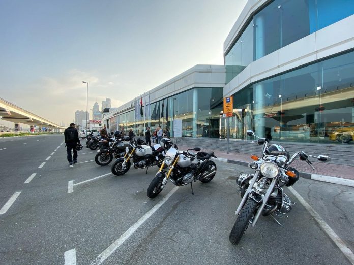 UAE's 1st BMW R nineT gathering and ride-uae-dubai