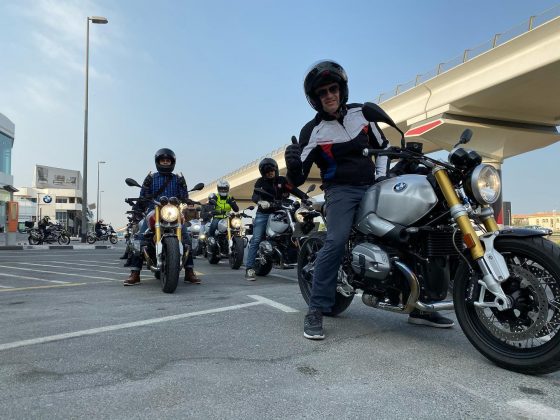 UAE's 1st BMW R nineT gathering and ride-uae-dubai