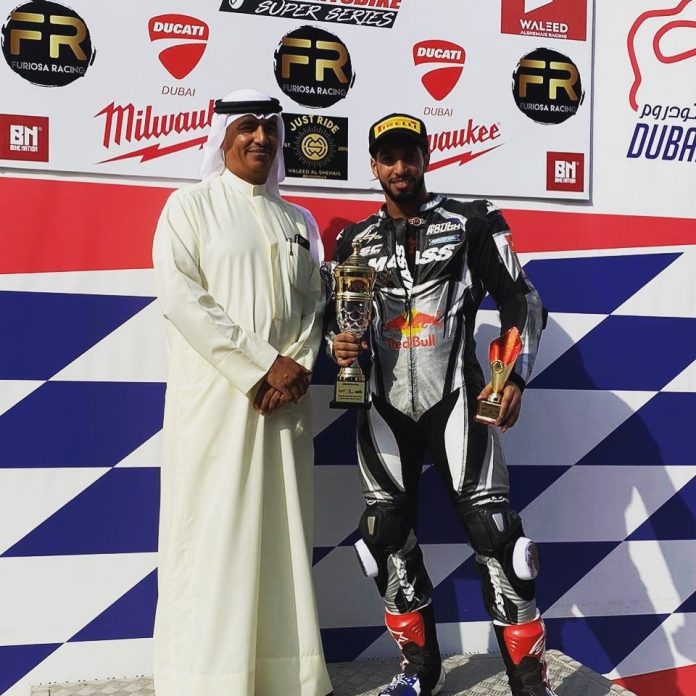 Aref Al Marzooqi wins 3rd place in round 4 of 2019-20 National Sportsbike Super Series