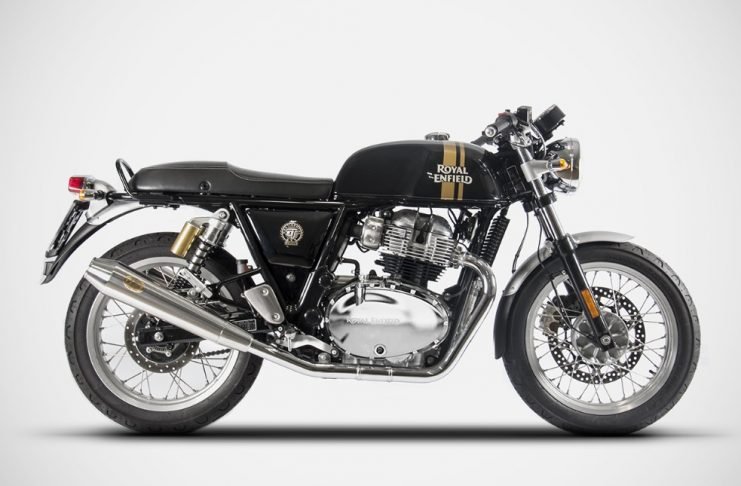 Zard exhausts for Royal Enfield Continental GT 650, Interceptor 650 - BNM