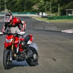 Ducati Hypermotard 950 SP rolling burnout