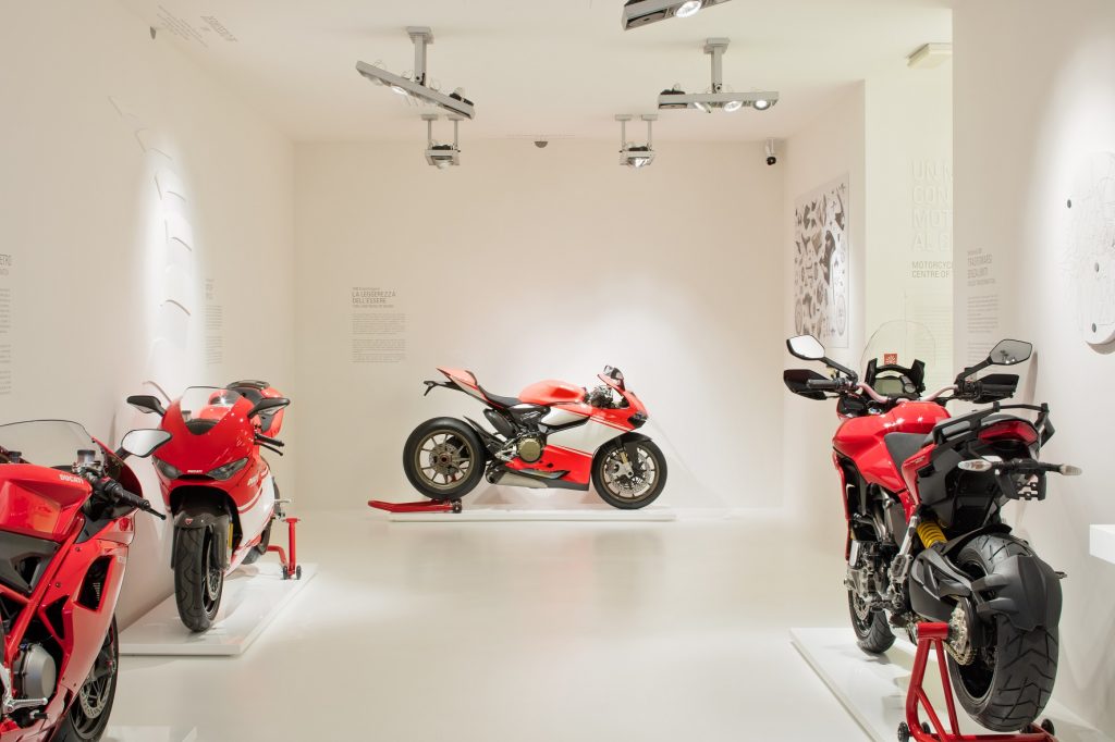 Ducati Museum inside