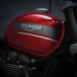 2021 Triumph Speed Twin fuel tank closeup