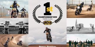 royal enfield flat track racing win