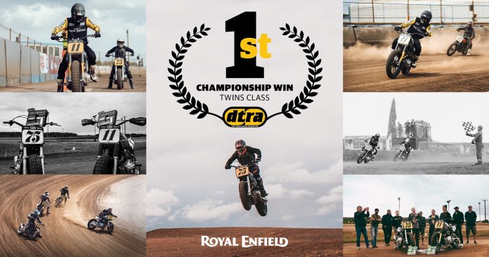 royal enfield flat track racing win