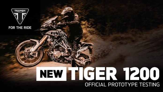triumph tiger 1200 teaser video