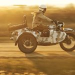 fuel motorcycles safari jacket on rider