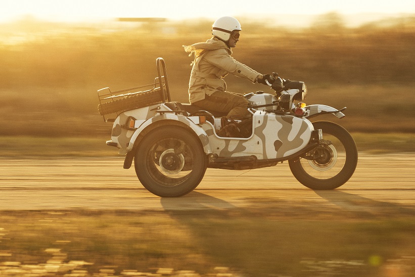 fuel motorcycles safari jacket on rider