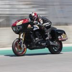 indian motorcycle-king of the baggers-action shot