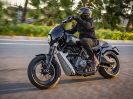 2025 Buell Super Cruiser action