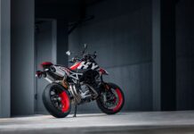 2024 Ducati Hypermotard 950 RVE rear quarter