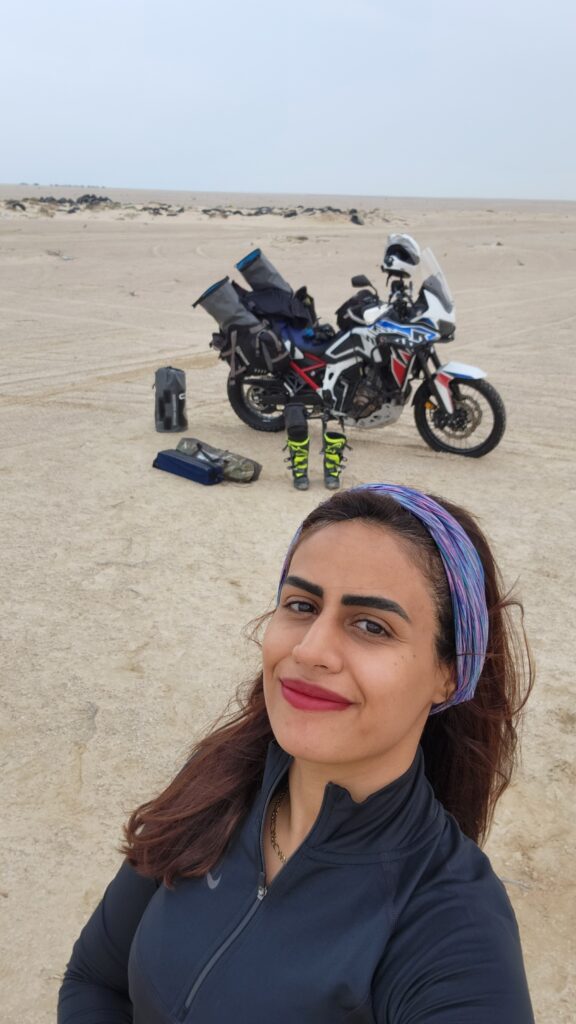 Nora Al Jassasi-Female Rider From UAE-first motorcycle