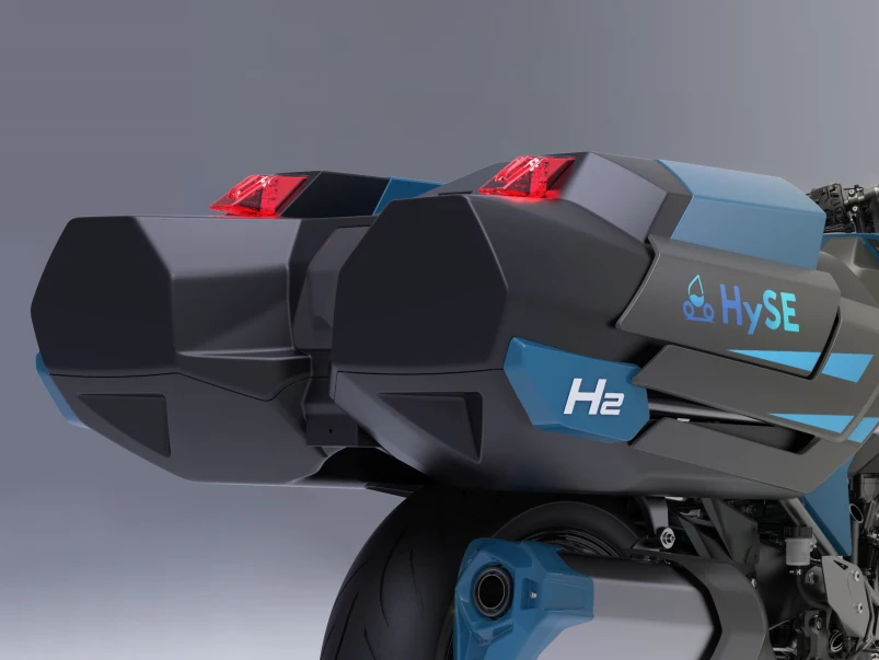 Kawasaki-H2-HySE-hydrogen-motorcycle-rear quarter close up