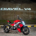ducati diavel v4 front quarter red