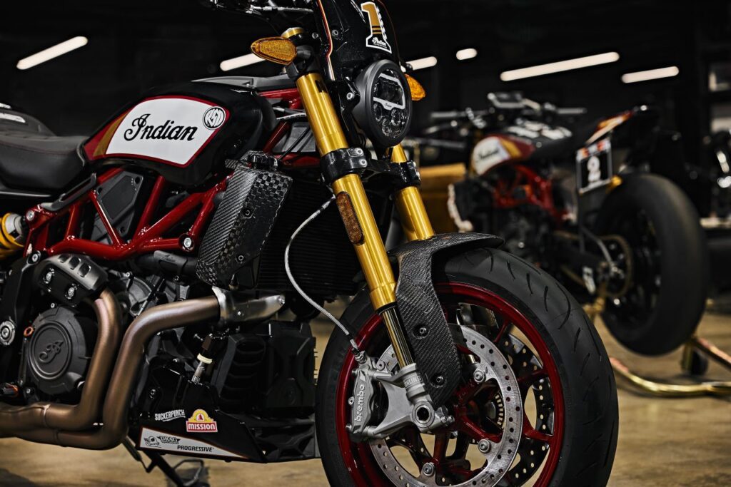 Indian Motorcycle & Roland Sands Design's Latest Hooligan front quarter