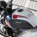 triumph trident 660 slippery sam cockpit and tank