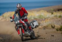 Ducati DesertX Discovery action