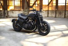 Yamaha VMAX Neoracer by LDK front quarter