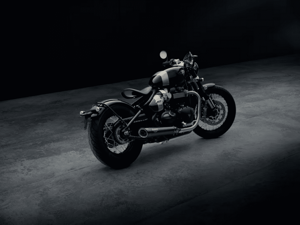 2025 Triumph Bonneville Bobber TFC rear quarter