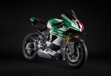 Ducati Panigale V4 Tricolore front quarter
