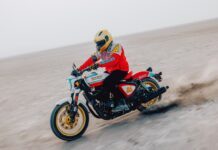 royal enfield Shotgun 650 x ICON drifing