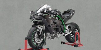 nikolatoy-kawasaki-ninja-h2r-model front quarter