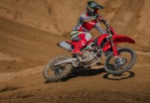 Ducati’s First Motocross Bike Is Here! ducati Desmo450 MX jump
