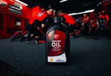 ducati engine oil in collab with shell