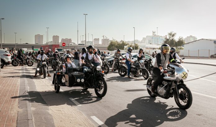 Distinguished Gentleman's Ride Arabia 2025 riders