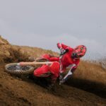 ducati Desmo450 MX muddy corner