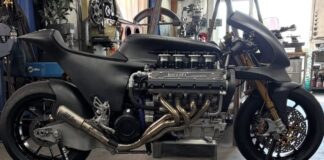 A Custom Motorcycle with a 400 HP Ferrari V8 Screamer! (1)