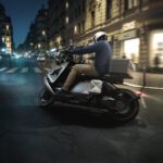 The new BMW CE 04 night
