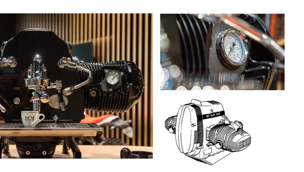 bmw r 18 boxer engine coffee maker