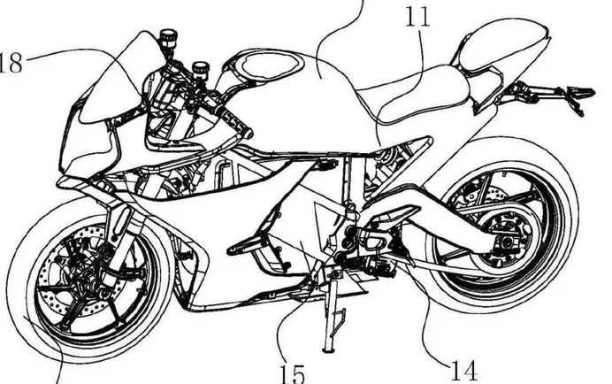 cf moto electric sportsbike patent