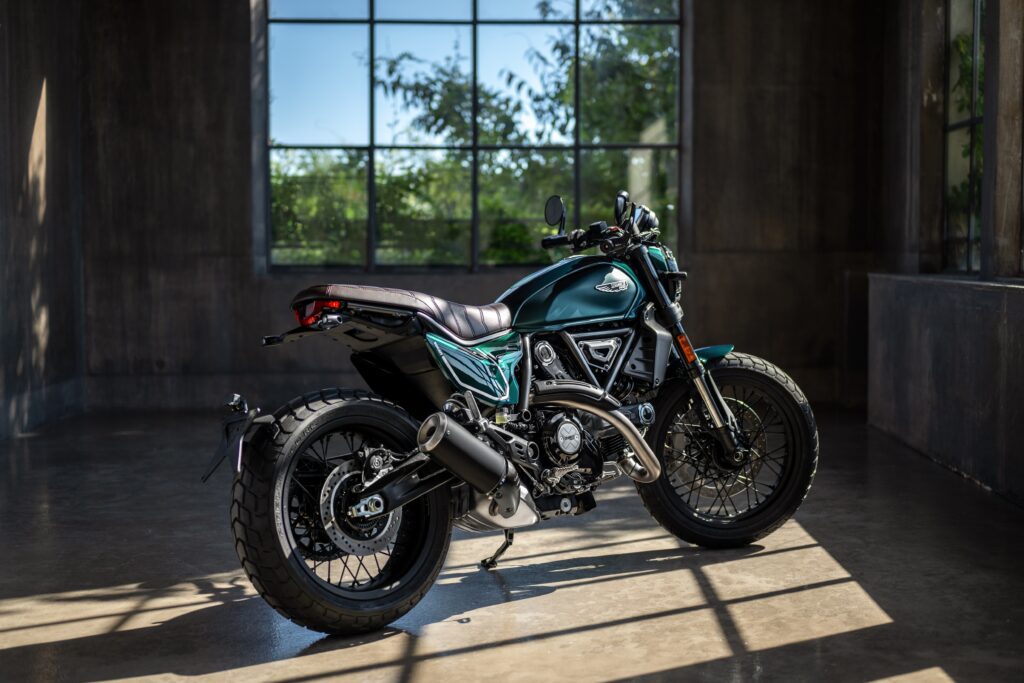 Ducati Scrambler Nightshift Emerald Green Livery rear quarter