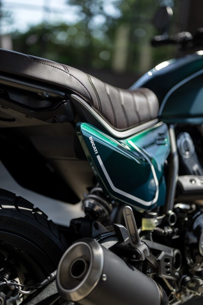 Ducati Scrambler Nightshift Emerald Green Livery side cowl