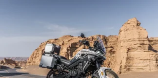 CFMoto 800MT with semi active suspension