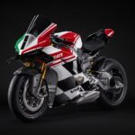 ducati Panigale V4 Tricolour front quarter 1