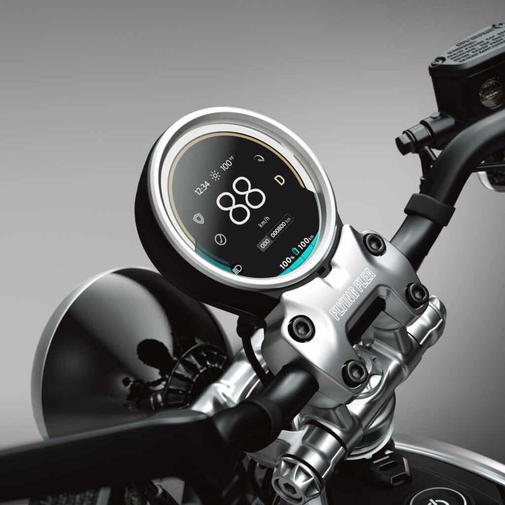 royal enfield Flying Flea instrument cluster